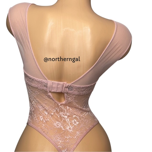 Victoria’s Secret Floral Lace And Mesh Bodysuit - Picture 12 of 17